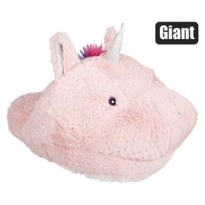 CUSHION WARMER GIANT SLIPPER UNICORN