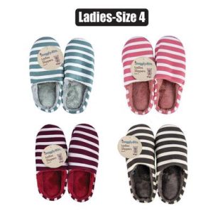 SLIPPER SLIP-IN STRIPE SIZE 4