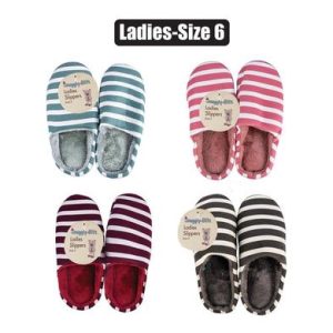 SLIPPER SLIP-IN STRIPE SIZE 6