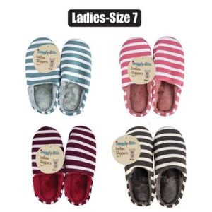 SLIPPER SLIP-IN STRIPE SIZE 7