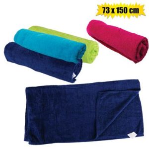 TOWEL BEACH 73x150cm ASSTD BRIGHT COLOUR