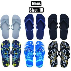 FLIP FLOPS MENS ASSTD SIZE 10
