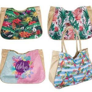 BEACH BAG 50x37x13cm ASSTD