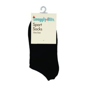 SOCKS UNISEX SPORTS BLACK