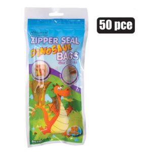 DISPOSABLE BAG ZIPER-KIDS 50Pc 16x14cm