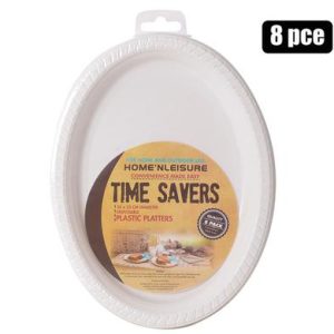 PICNIC PLATTERS PL 8PC DISPOSABL 30x23cm
