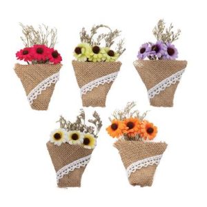 MAGNET FLOWER BASKET 6x12cm ASSTD