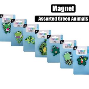 MAGNET EVA GREEN ANIMALS ASSTD