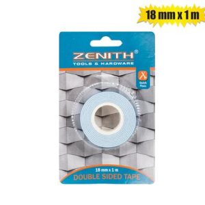 TAPE DBL-SIDED 18x1000mm CARD ZENITH