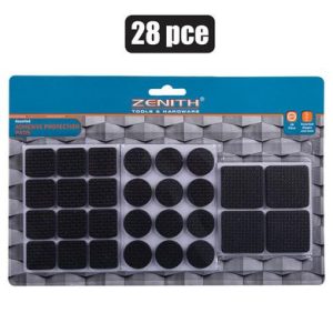 PROTECTION-PADS BLK ADH ASSTD 28PCE