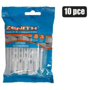 CURTAIN HOOKS ADJUST ACETYL PK-10 ZENITH