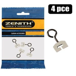 CURTAIN END-CAPS 4PCE "I"-RAIL ZENITH