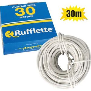CURTAIN WIRE PLASTIC-CTD 30m BOX