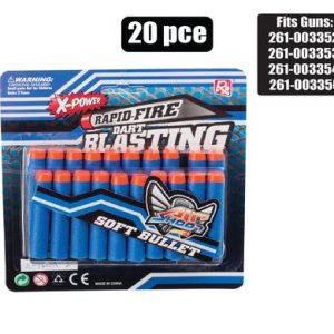 GUN REFILL FOAM DARTS 20 PIECE