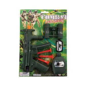 GUN HAND SUCTION DART MILITARY SET