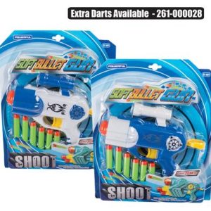 GUN FOAM DART, 7pc ASSTD