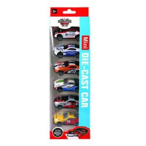 VEHICLE RACER SET OF 6 IN TUBE 4.5cm EAC