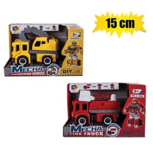 VEHICLE TRUCK TRANSFORM 15cm ASSTD