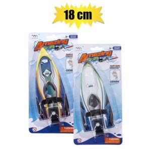 VEHICLE BOAT WIND UP 18cm