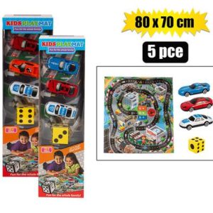 VEHICLE PLAYMAT 3 CARS & ACC 80x70cm