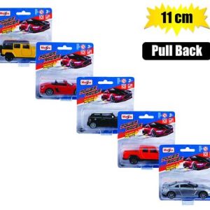 MAISTO DINKY 11cm PULLBACK ASSTD