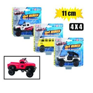 MAISTO DINKY 4x4 REBELS ASSTD