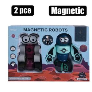 BOYS PLAYSET MAGNETIC ROBOTS 2pc