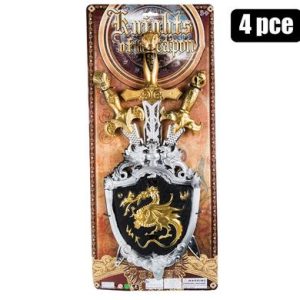 BOYS PLAYSET SWORD SHIELD 4pc