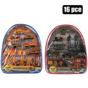 BOYS PLAYSET COMBAT BACKPACK 16pc