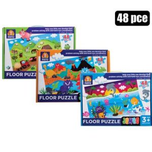 PUZZLE FLOOR ASSTD 48PC