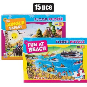 PUZZLE FLOOR ASSTD 15PC