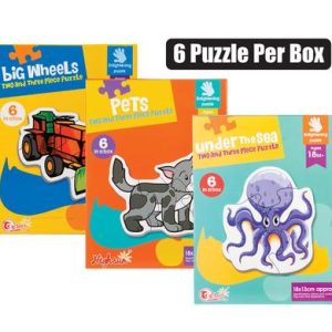 PUZZLE JIGSAW 6 ASSTD PUZZLES