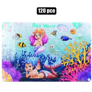 PUZZLE JIGSAW EDUCATIONAL MERMAID 120PC