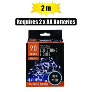 LIGHT FAIRY LED-20x COOL WHT 2m B/O