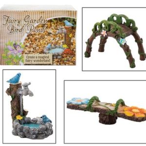 ORN DECOR FAIRY FURNITURE CER ASSTD