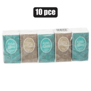 TISSUES 10PC 2-PLY
