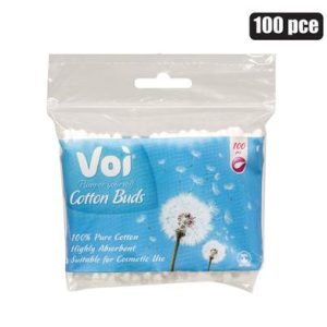 VOI COTTON EARBUDS 100PCE IN ZIPBAG
