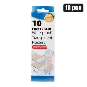 FIRSTAID PLASTER TRANS 10PC 76x19mm