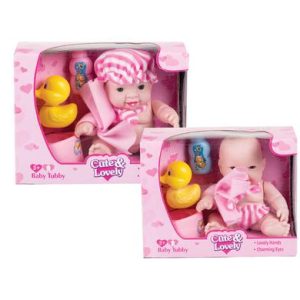 DOLL BABY WITH ACCESSORIES 19cm