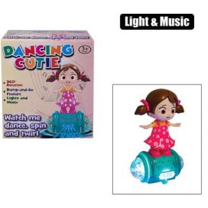 DOLL B/O DANCING GIRL W/LIGHT & MUSIC