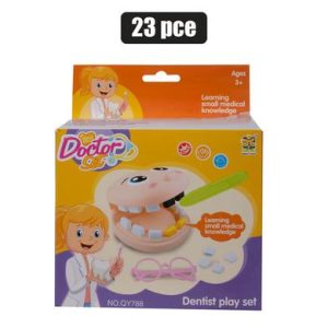 PLAY-SET DOCTOR DENTIST CHECKUP 23PC