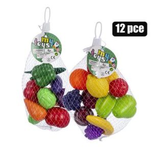 PLAYSET FOOD FRUIT 12PC