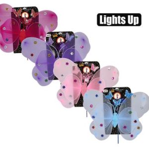DRESS UP WINGS HEADBAND & WAND LIGHT UP