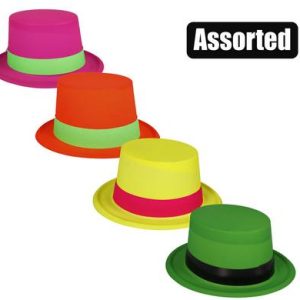 DRESS UP NEON TOP HAT