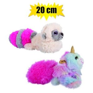 PLUSH BIG TAIL ANIMALS SLAPPER BAND 20cm