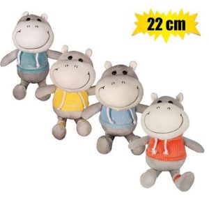 PLUSH WILD HIPPO 22cm