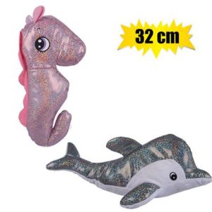 PLUSH SEALIFE SPARKLE ASSTD LOLA 32cm