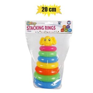BABY TOY EDU STACKING SET 7 RINGS