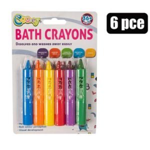 BABY BATH BUD CRAYONS 6pc
