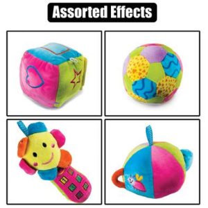 BABY TOY PLUSH SHAPE ASSTD